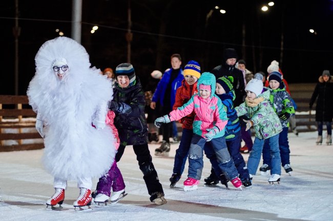 Каток «Серебряный лед» в Измайловском парке 2019/2020 - «С детьми»