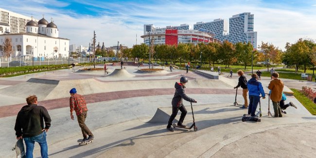 Скейт-парки в парках Москвы 2022 - «Активный отдых»