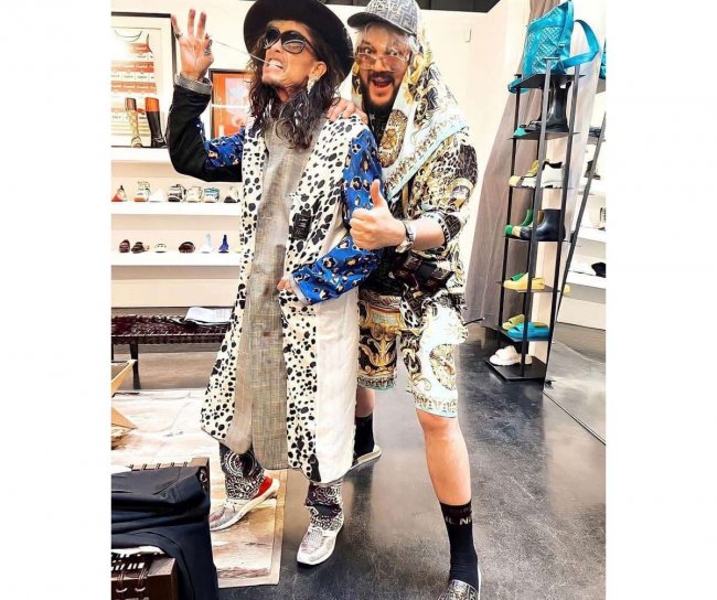 Киркоров и лидер Aerosmith сделали совместное фото в американском бутике - Звезды - «Новости Музыки»