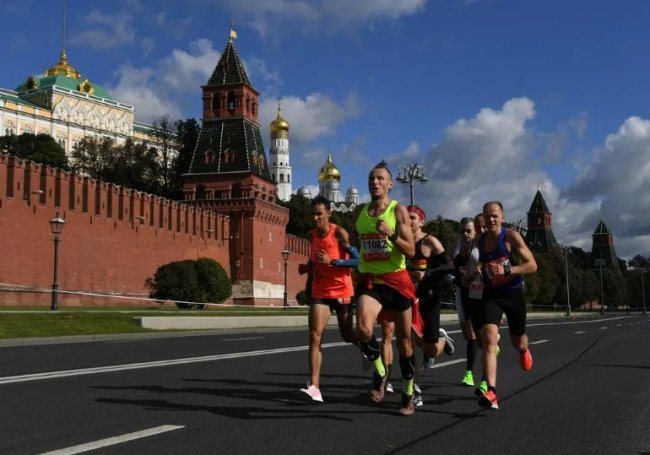 Фан-ран перед Московским марафоном в Парке Кузьминки 2022 - «Активный отдых»