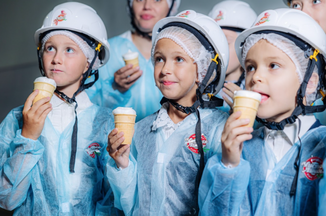 Экскурсия по фабрике мороженого «Чистая Линия» - «Образование»