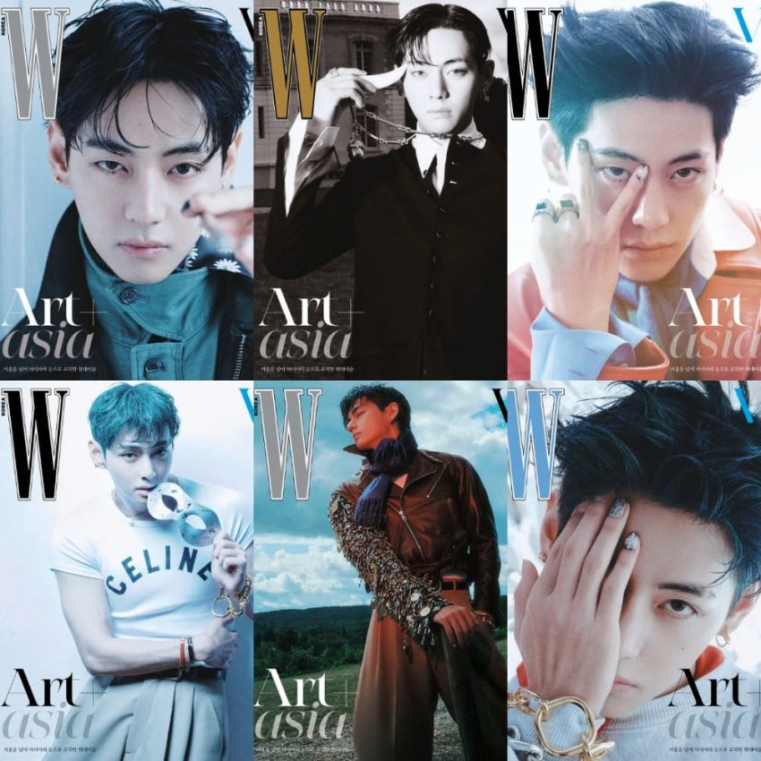 Журнал W Korea поделился завораживающими снимками с Ви и показал, что айдол носит в своей сумке - «Новости Музыки»