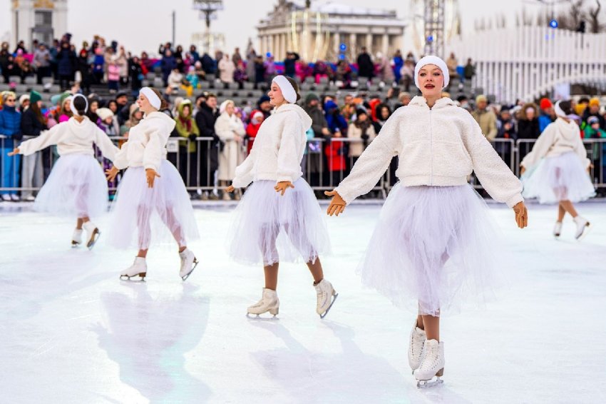 Открытие зимнего сезона на ВДНХ 2025–2026 - «Образование»